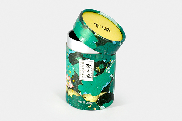 李子柒藕粉紙罐